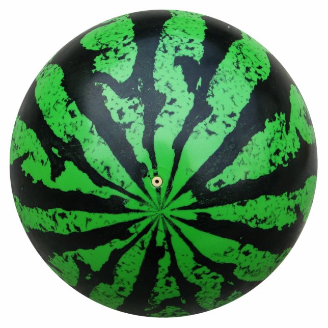 Wassermelone-Fußball/Fußball Freistehende Fotoskulptur (Vorne)