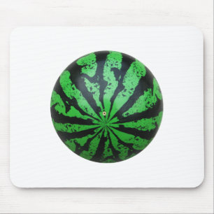 Wassermelone Fußball/Fußball Mousepad