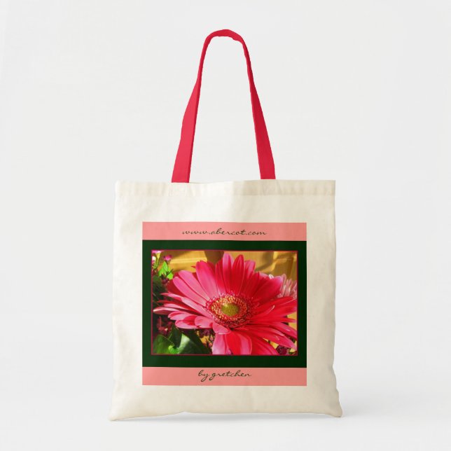 Wassermelone-Gänseblümchen-Freuden-Taschen-Tasche Tragetasche (Vorne)