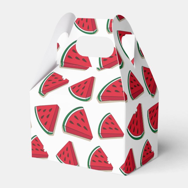 Wassermelone-Gastgeschenk Geschenkschachtel (Vorderseite)