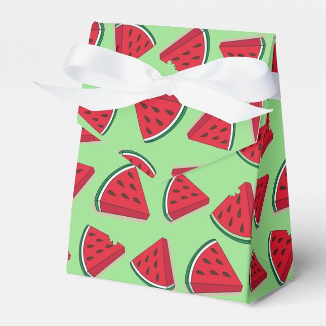 Wassermelone-Gastgeschenk Geschenkschachtel (Vorderseite)