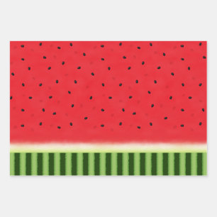 Wassermelone Geschenkpapier Set
