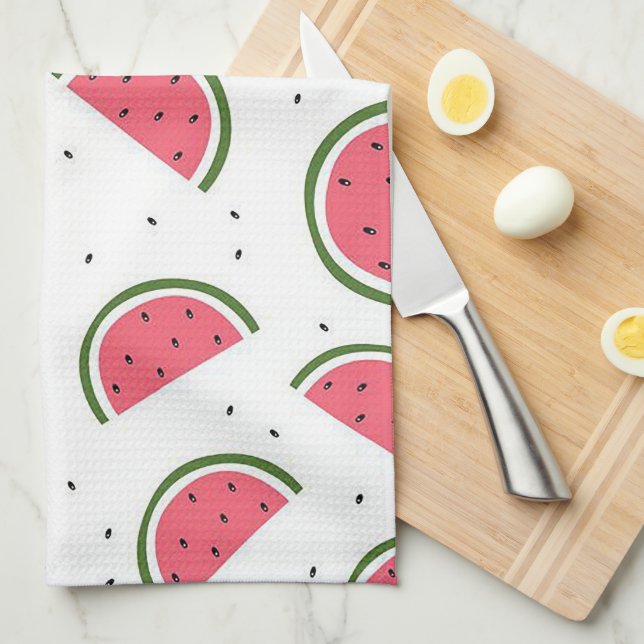 Wassermelone Geschirrtuch (Viertel Falte)