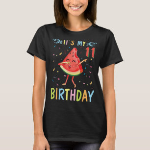 Wassermelone glücklich zu mir 11 Jahre alt ist es T-Shirt
