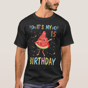 Wassermelone glücklich zu mir 15 Jahre alt ist es T-Shirt