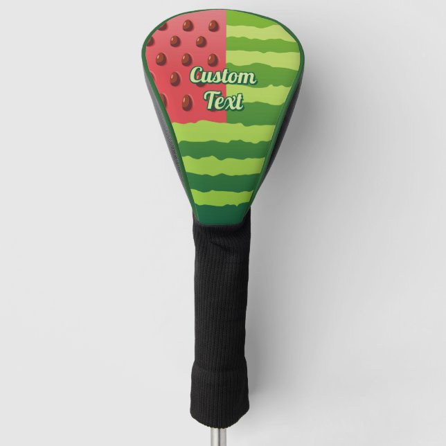 Wassermelone Golf Headcover (Vorderseite)