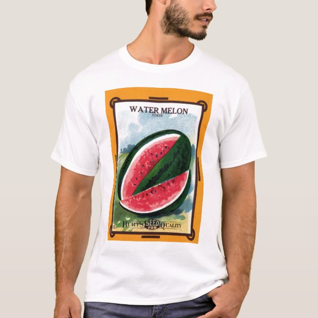 Wassermelone-grundlegender T - Shirt (Vorderseite)