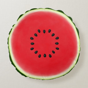 Wassermelone Halbpension mit 16 Samen Rundes Kissen