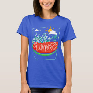 Wassermelone Hallo Sommer T-Shirt