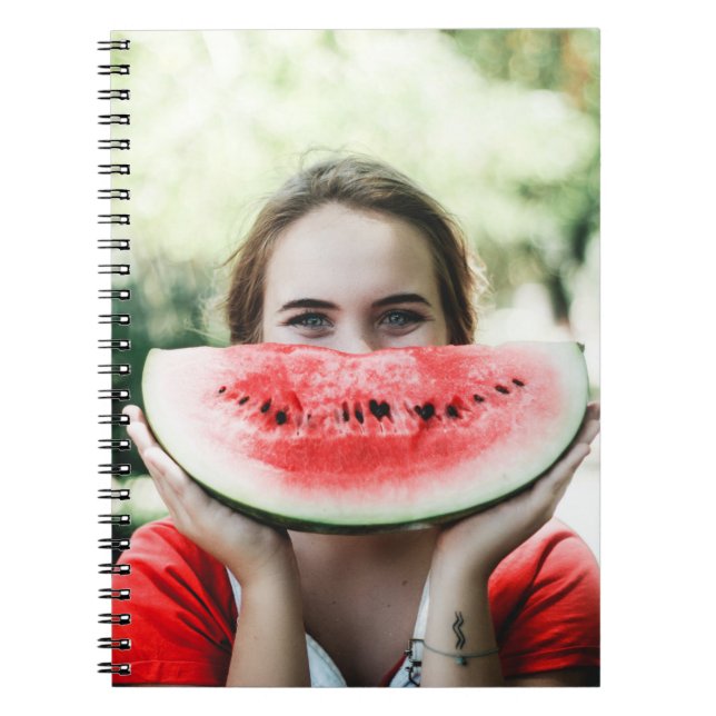Wassermelone in Scheiben Notizblock (Vorderseite)