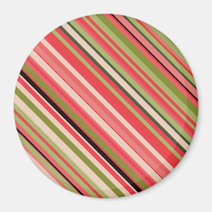 Wassermelone-Inspirierte Streifen Magnet