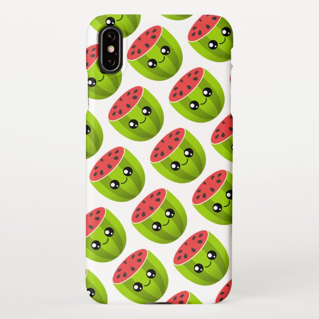 Wassermelone iPhone Hülle (Rückseite)