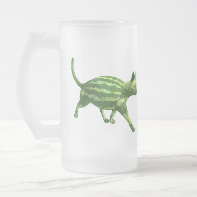 Wassermelone-Juice-Cup Mattglas Bierglas (Links)