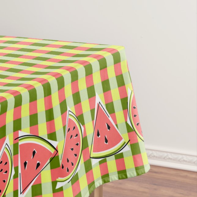 Wassermelone Karo tableclout Tischdecke (Beispiel)