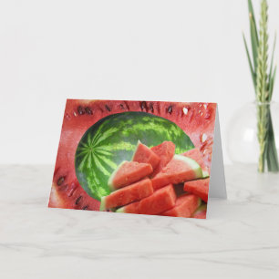 Wassermelone Karte