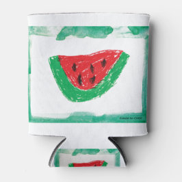 Wassermelone - Kinder Kunst für CHOC Dosenkühler