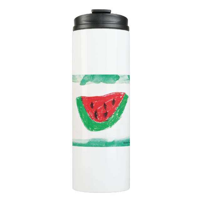 Wassermelone - Kinder Kunst für CHOC Thermosbecher (Vorderseite)