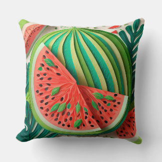 Wassermelone Kissen