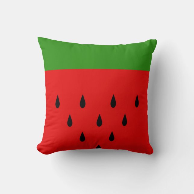 Wassermelone-Kissen Kissen (Vorderseite)