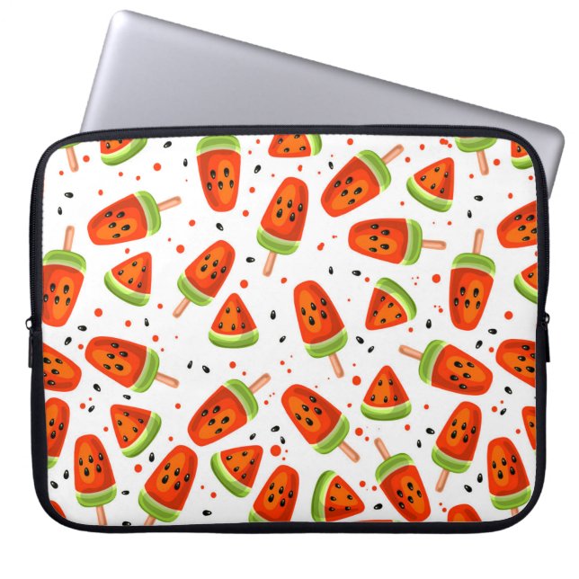 Wassermelone Laptopschutzhülle (Vorderseite)