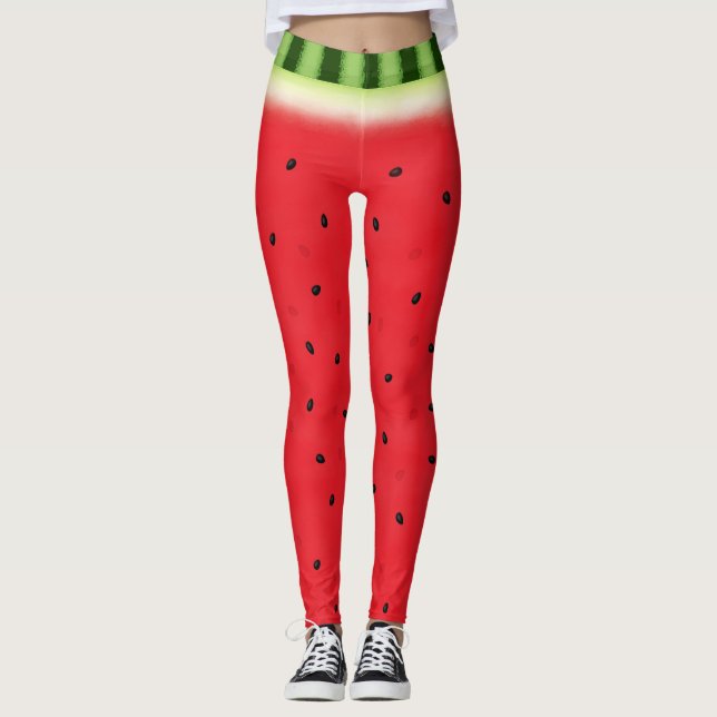 Wassermelone Leggings (Vorderseite)