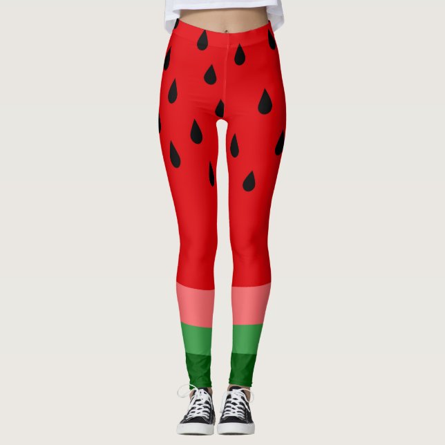 Wassermelone Leggings (Vorderseite)
