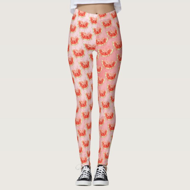 Wassermelone Leggings (Vorderseite)