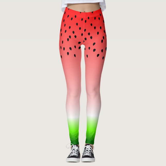 Wassermelone Leggings (Vorderseite)