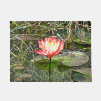 Wassermelone-Lilie Fußmatte