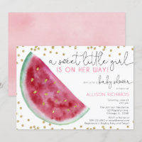 Wassermelone Mädchen Babydusche süße kleine Mädche