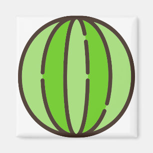Wassermelone Magnet
