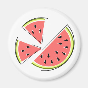 Wassermelone Magnet