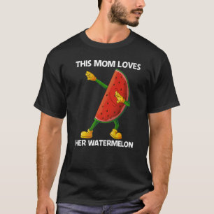 Wassermelone Mama Melon Frucht Pflanze T-Shirt