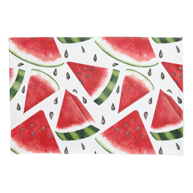 Wassermelone Minimalistisches Design Kissenbezug (Vorderseite)