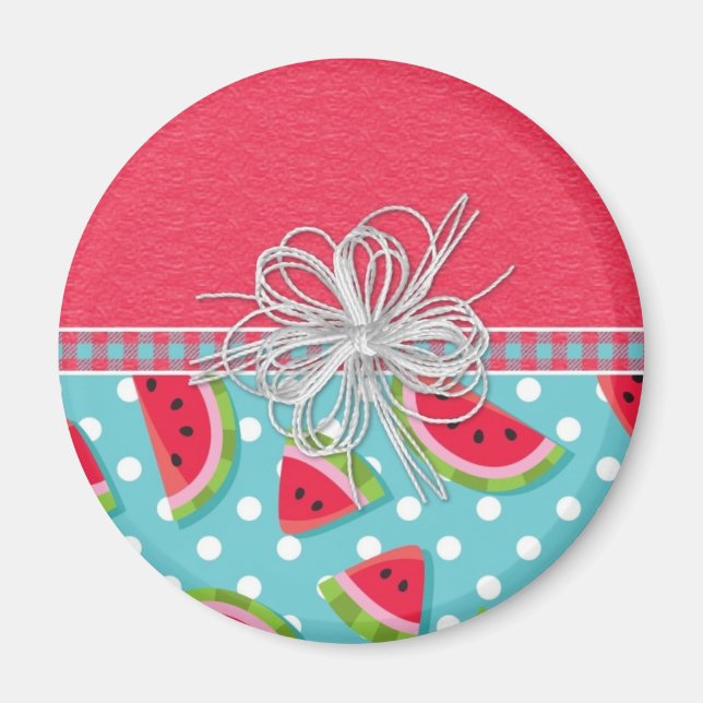 Wassermelone mit Bow Magnet (Vorne)