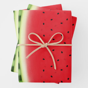 Wassermelone mit Rind Geschenkpapier Set