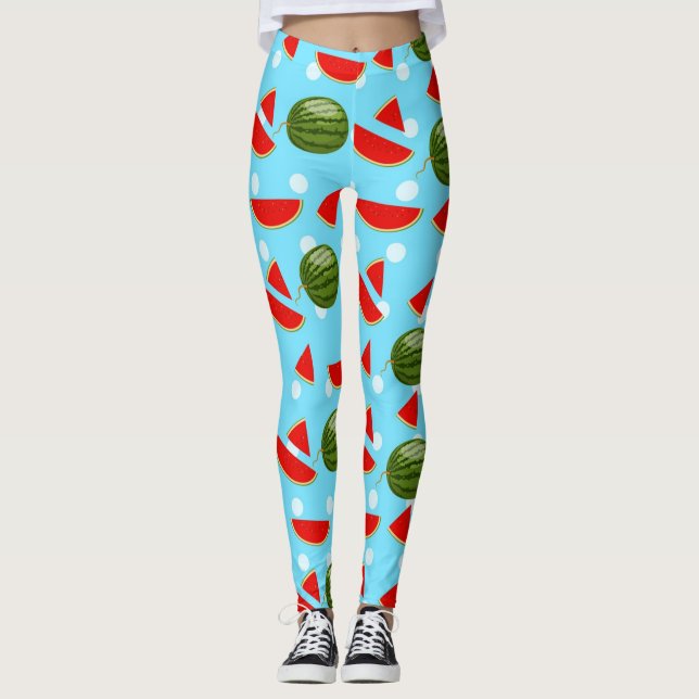 Wassermelone mit Slice Leggings (Vorderseite)