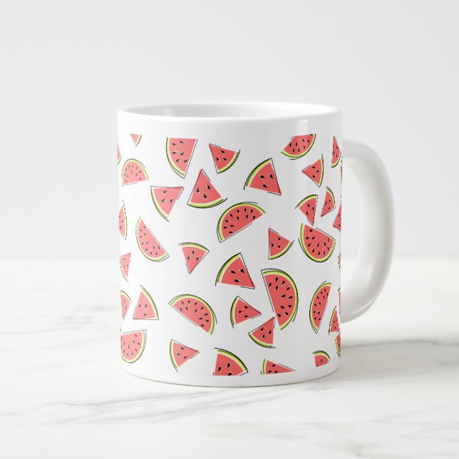 Wassermelone Multi 2 Jumbo-Tasse (Vorderseite Rechts)