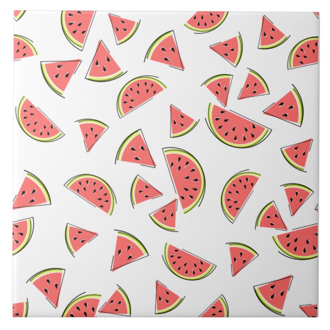 Wassermelone Multi Fliese (Vorderseite)