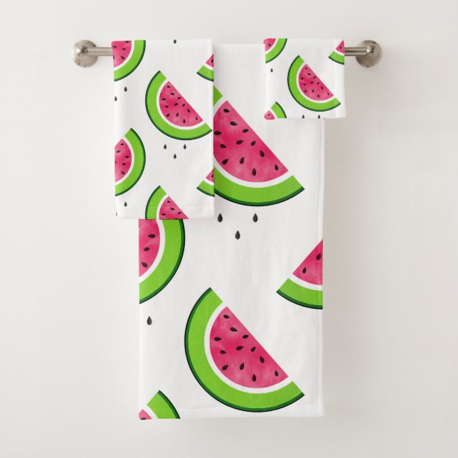 Wassermelone Muster 2 Badhandtuch Set (Insitu)