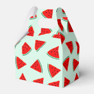 Wassermelone Muster Dreiecke Geschenkschachtel
