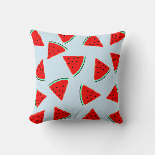 Wassermelone Muster Dreiecke Kissen
