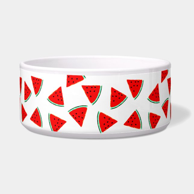 Wassermelone Muster Dreiecke Napf (Vorderseite)