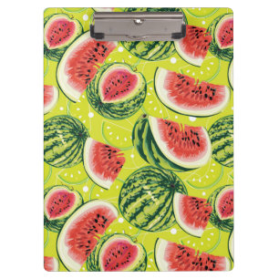 Wassermelone-Muster Klemmbrett