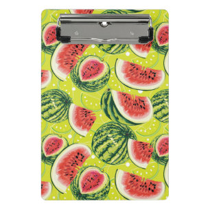Wassermelone-Muster Mini Klemmbrett