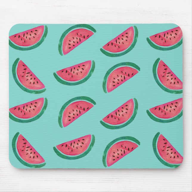 Wassermelone-Muster Mousepad (Vorne)