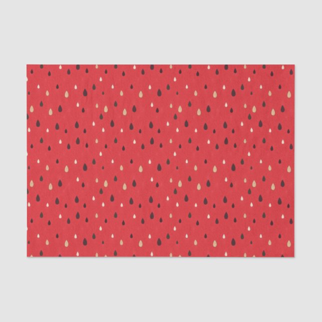 Wassermelone-Muster Seidenpapier (Vorderseite)