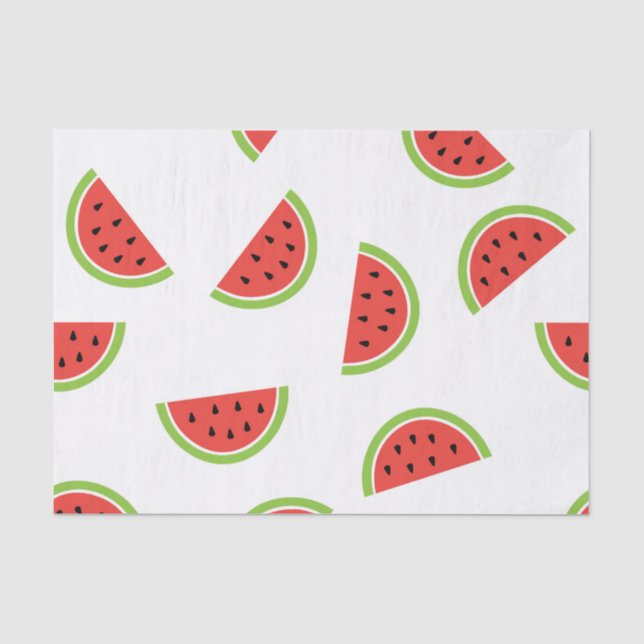 Wassermelone-Muster-Seidenpapier Seidenpapier (Vorderseite)