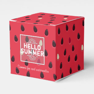 Wassermelone-Muster, Sommerzeit   personalisiert Geschenkschachtel