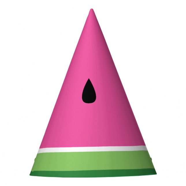 Wassermelone Niedlich 1. Geburtstag Party Hats Partyhütchen (Vorderseite)